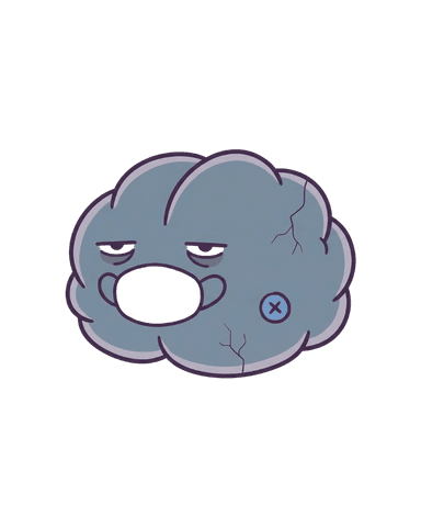 Burnout Cycle brain mascot